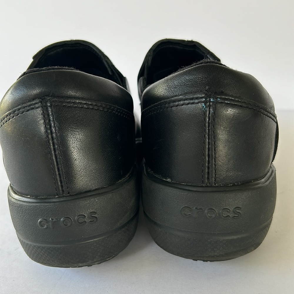 CROCS leather clogs black - Picture 6 of 11